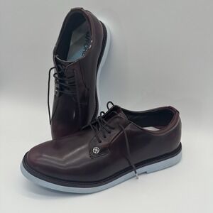 G/FORE‎ Gallivanter Golf Shoes Sz 9 Cordovan Burnished Leather SM142-525GLVT EUC